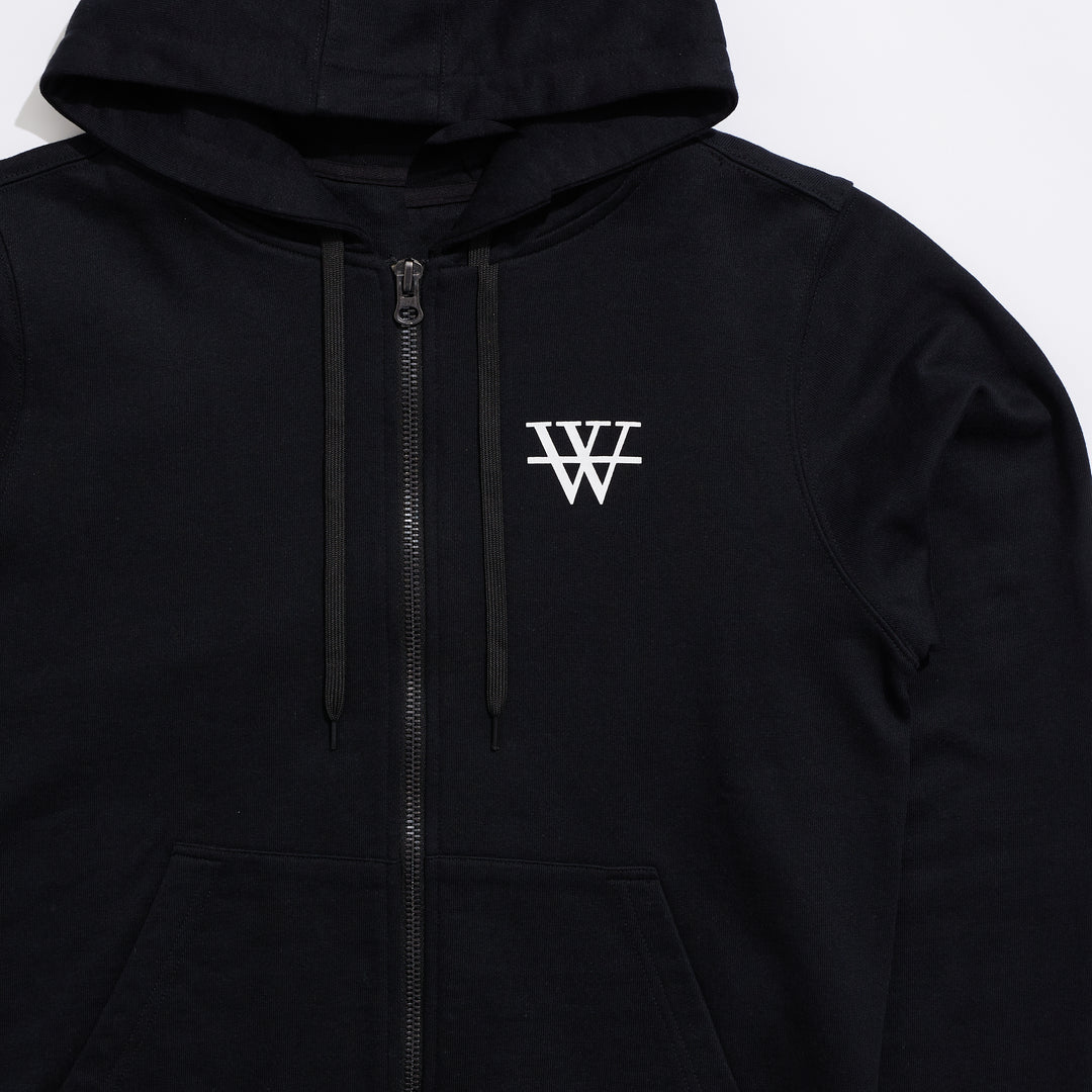 “MAKE SENSE”Zip Up BLACK – World Wide Yokosawa